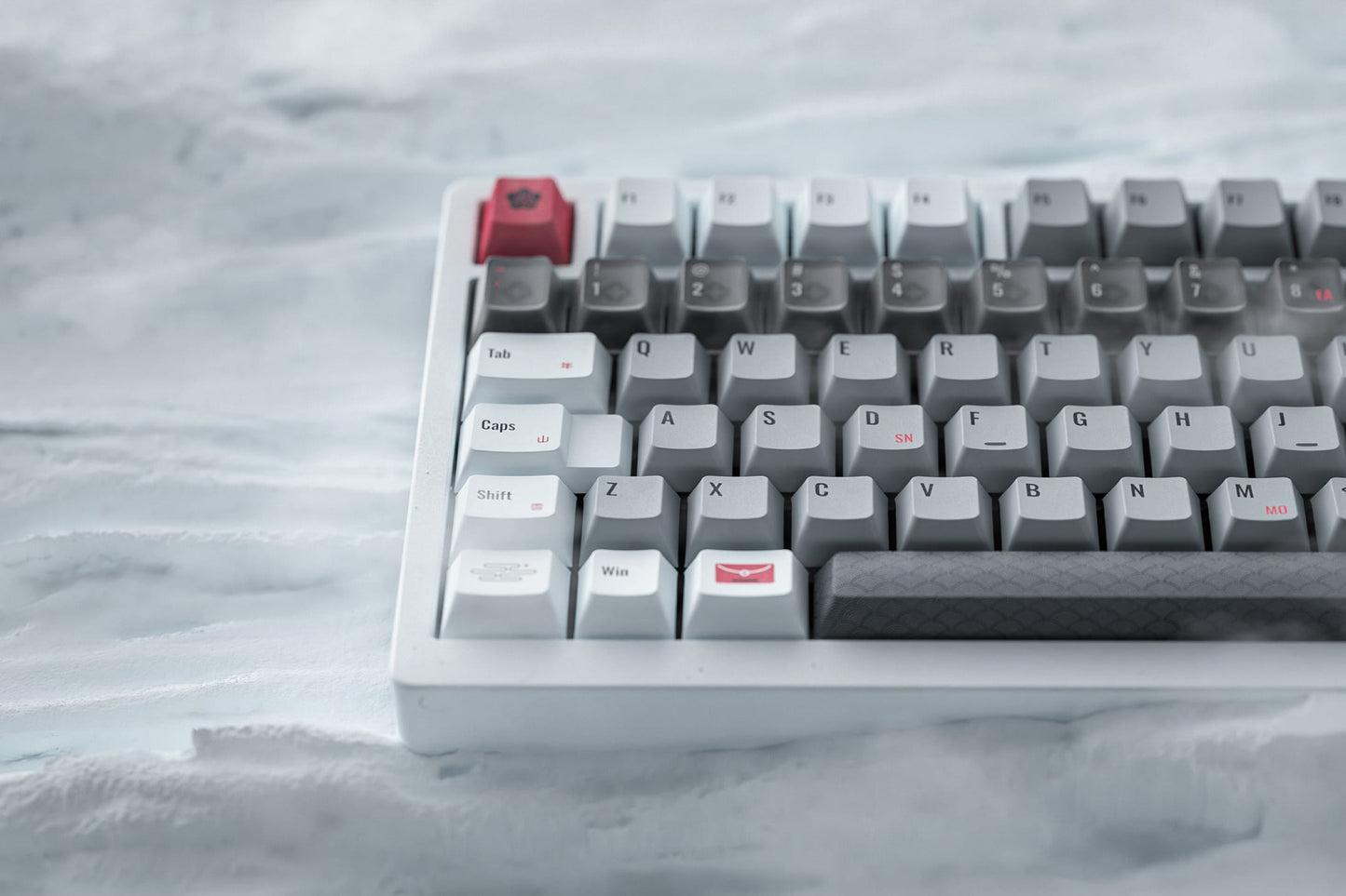 AlohaKB Auspicious Snow Keycaps