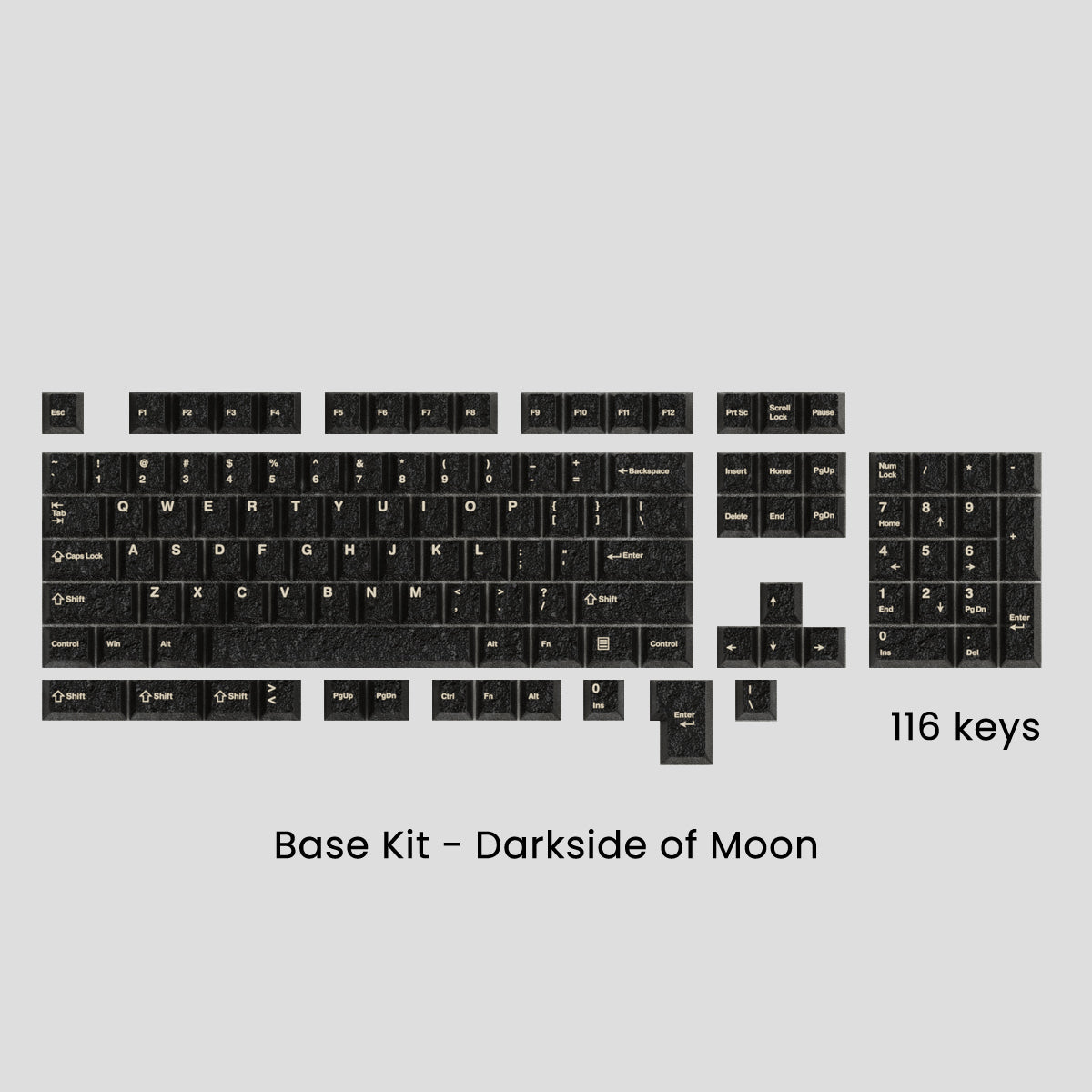 [Group-Buy] Awekeys Metal Keycap Set - Moon Landing