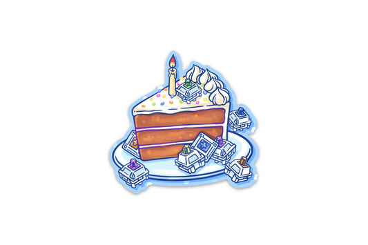 Birthday Cake Sticker