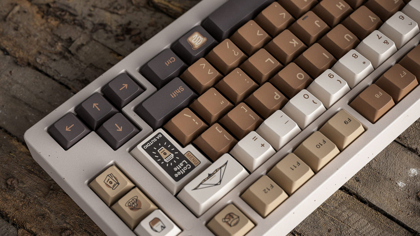 AlohaKB Coffee Latte Keycaps