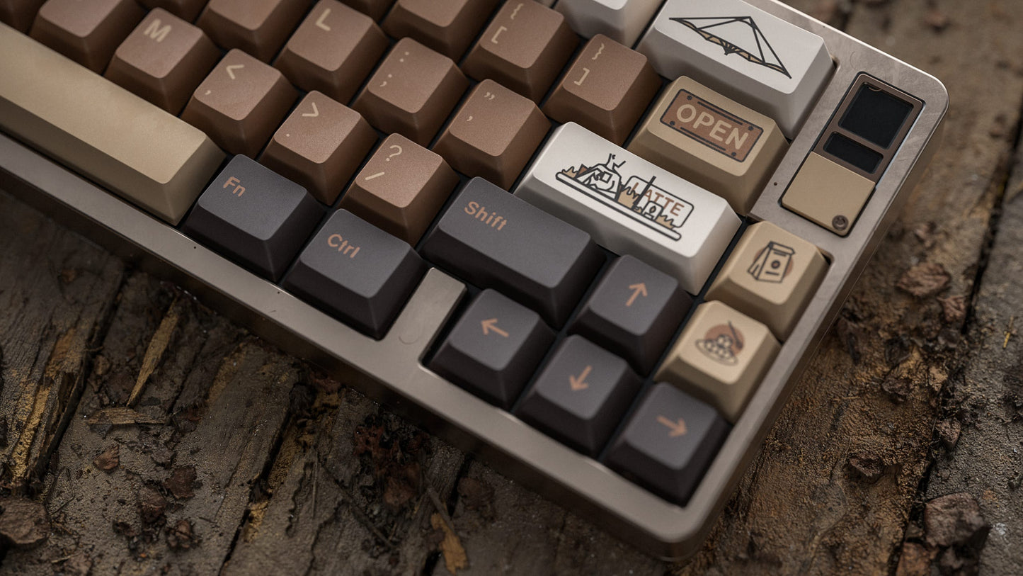 AlohaKB Coffee Latte Keycaps