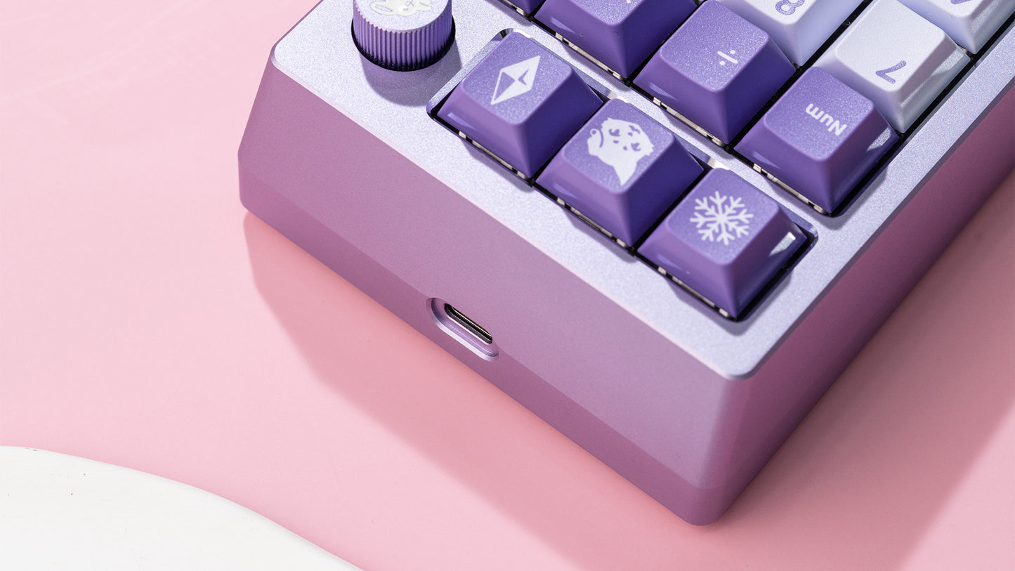 [Group-Buy] Meletrix ZoomPad Special Edition (SE) - Barebones Numpad Kit - Anodized Lavender [Air Shipping]