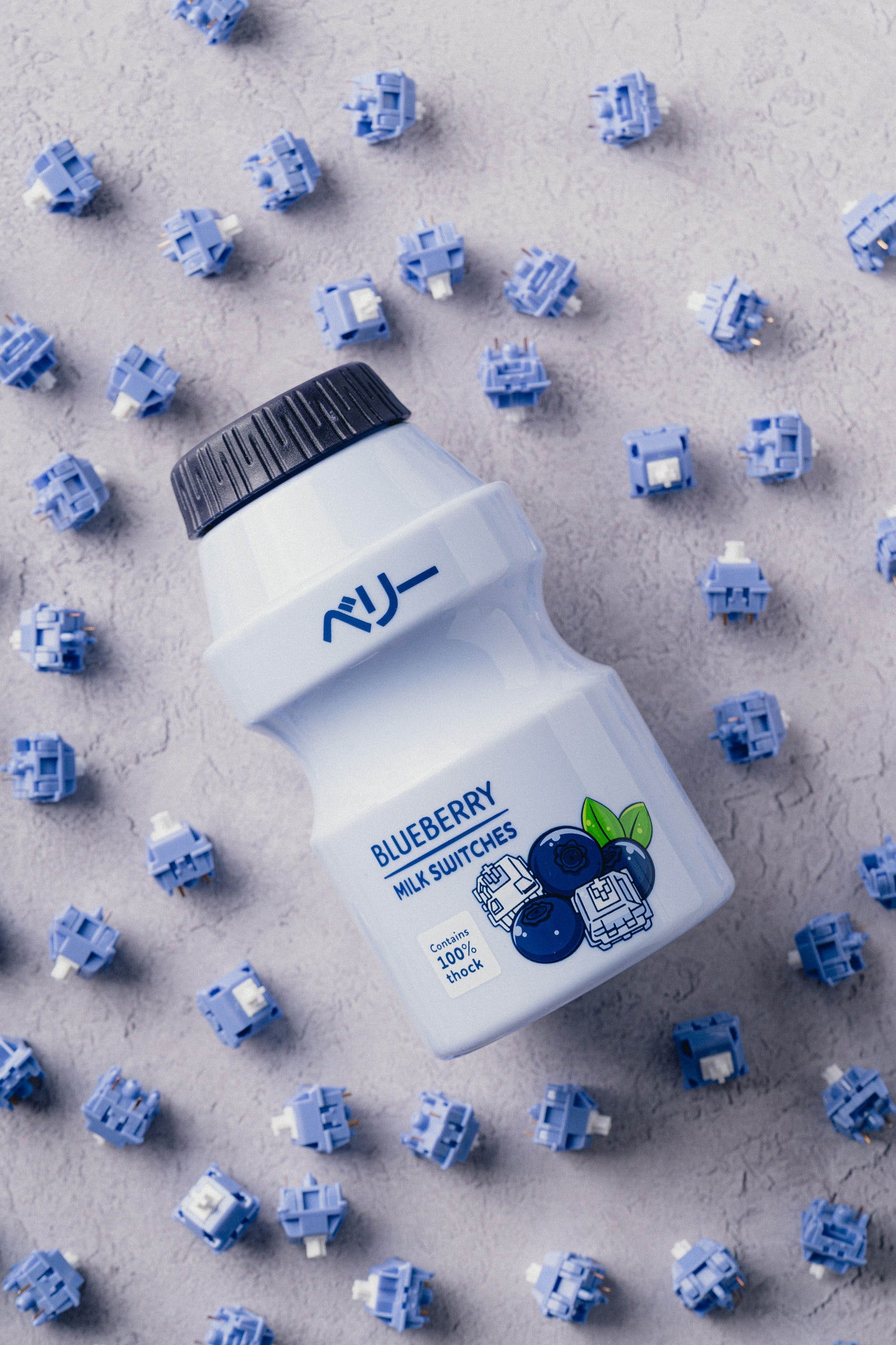 Blueberry Milk Tactile Switches