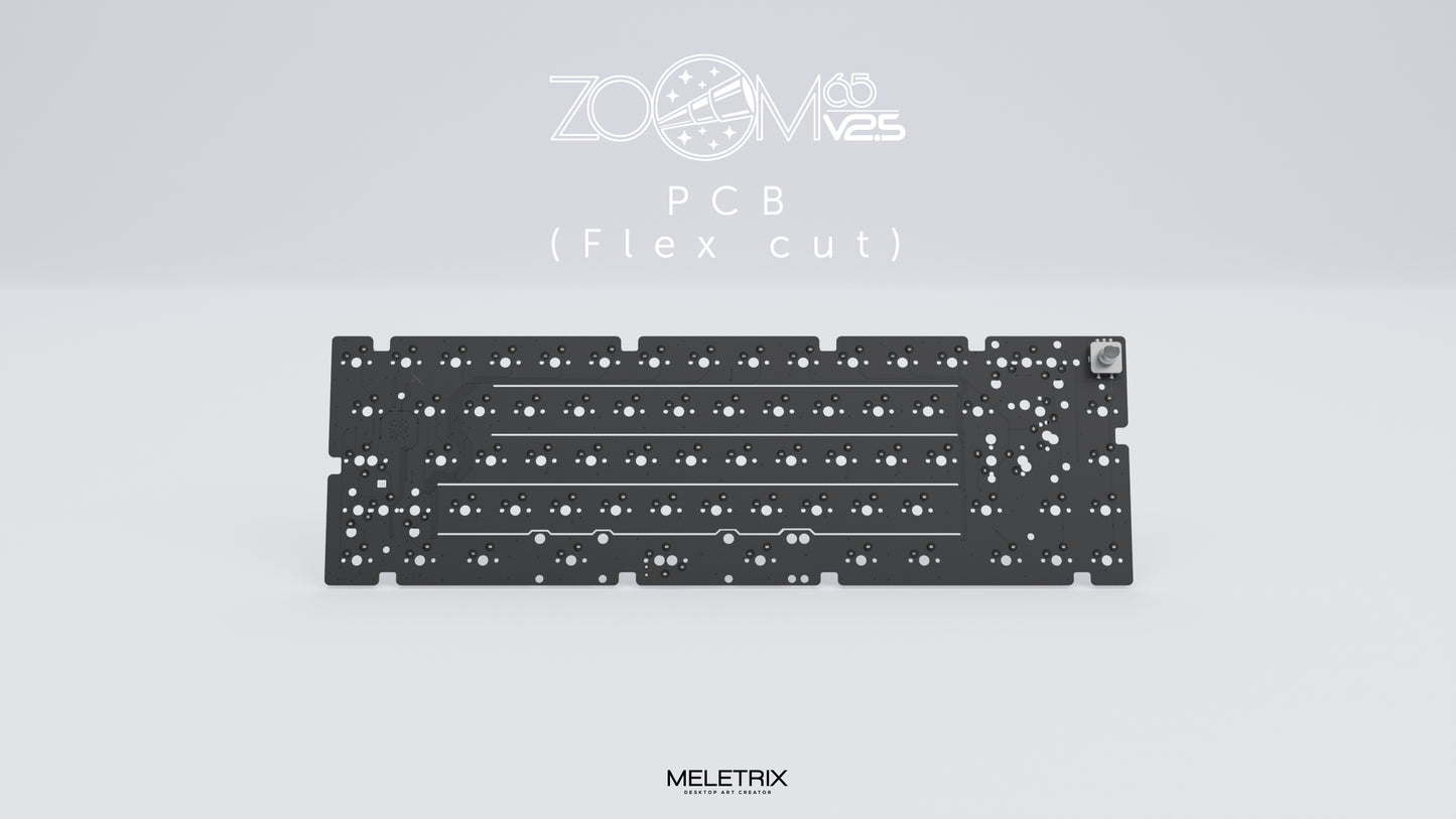 [Group-Buy] Meletrix Zoom65 V2.5 EE - Barebones Keyboard Kit - Navy [Sea Shipping]