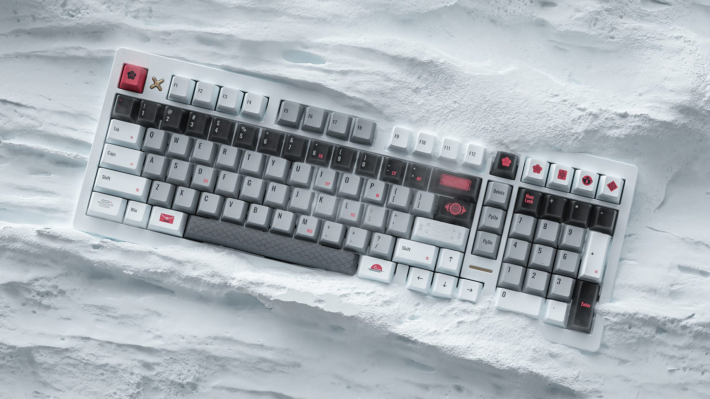 AlohaKB Auspicious Snow Keycaps