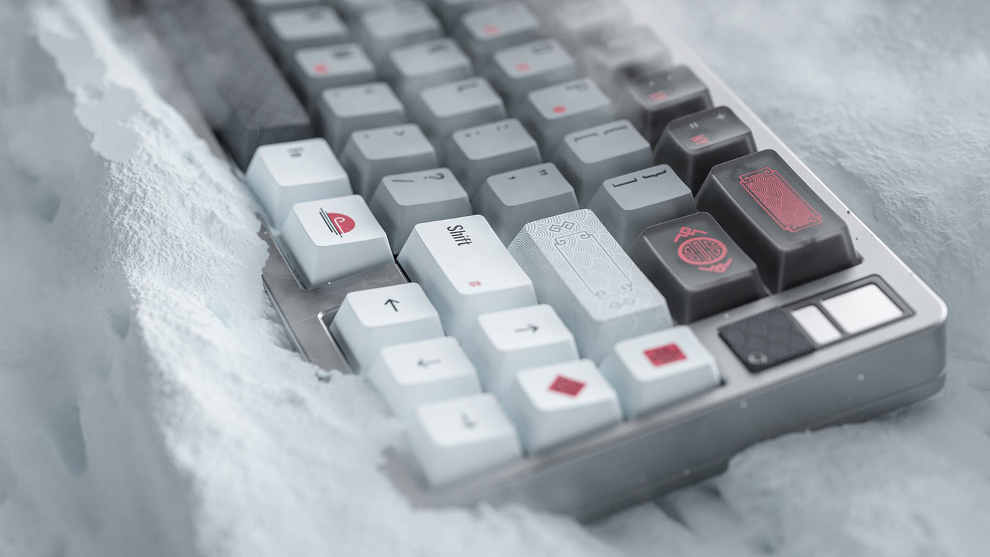 AlohaKB Auspicious Snow Keycaps