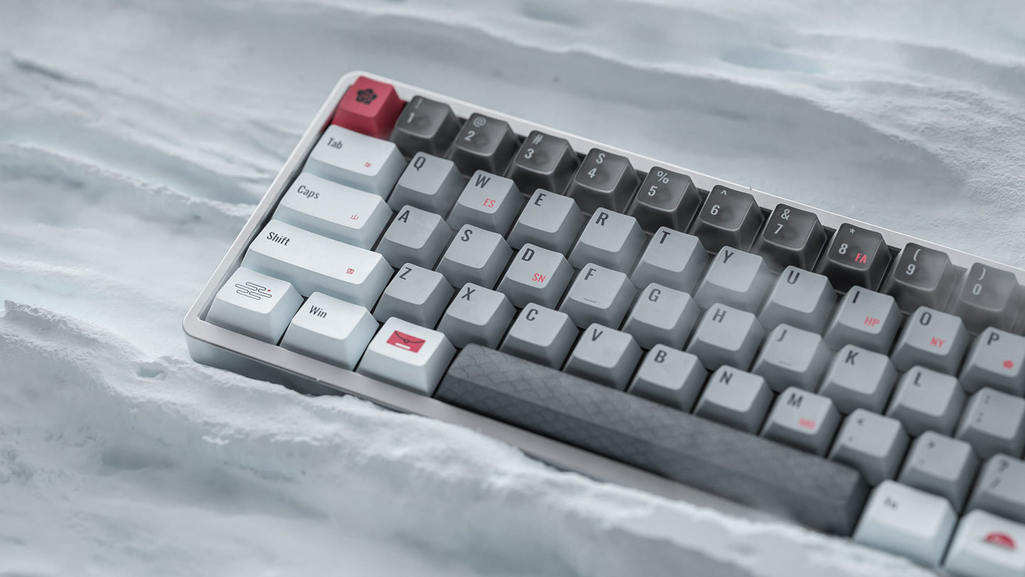 AlohaKB Auspicious Snow Keycaps