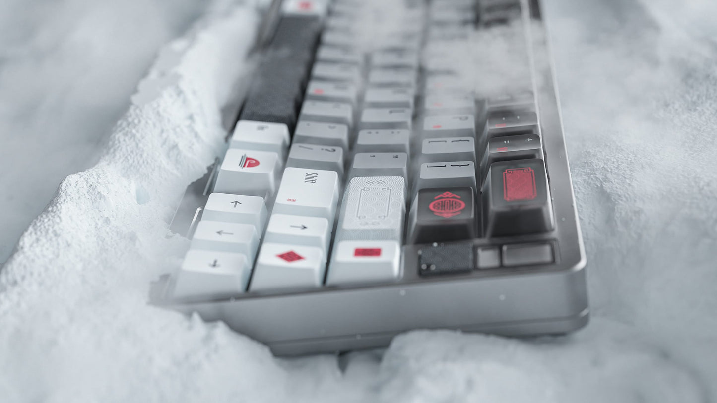 AlohaKB Auspicious Snow Keycaps