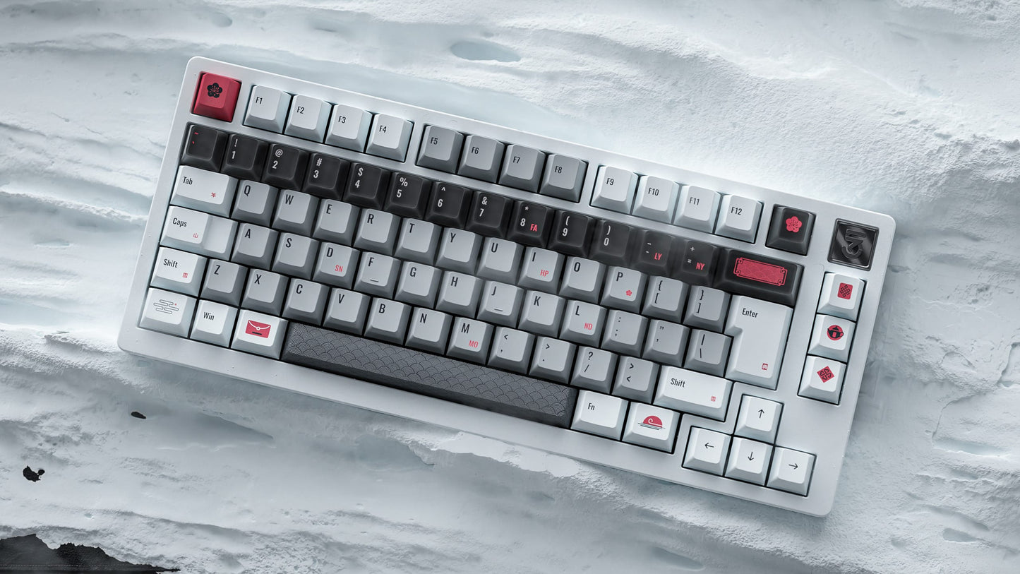 AlohaKB Auspicious Snow Keycaps