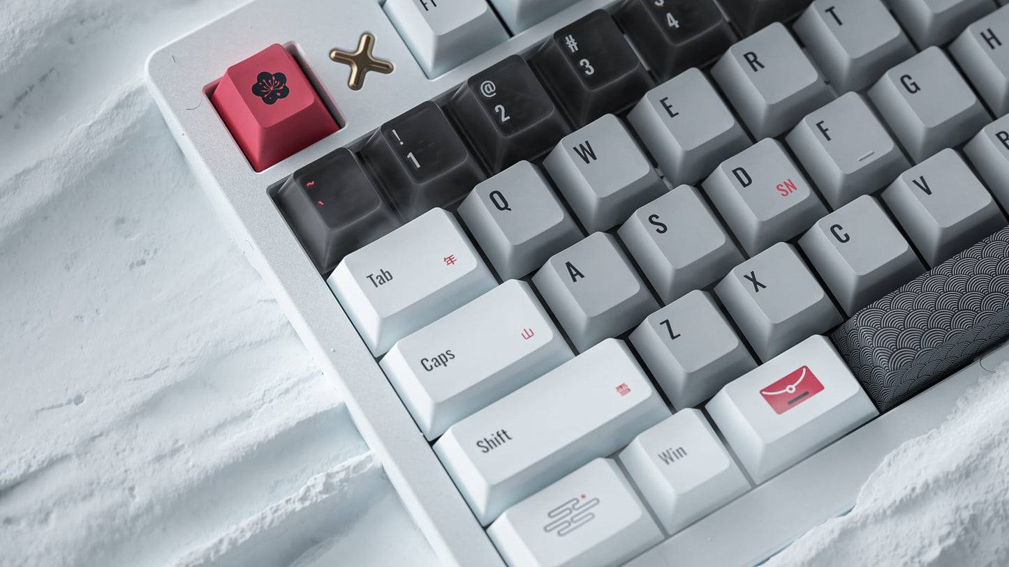 AlohaKB Auspicious Snow Keycaps