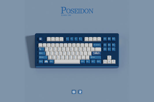 [Pre-Order] Iridescent Keys - Poseidon Keycaps