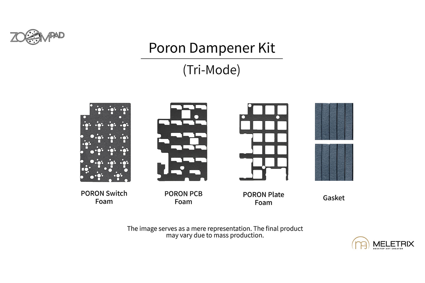 [Group-Buy] Meletrix ZoomPad Essential Edition (EE) Southpaw - Barebones Numpad Kit - Lilac [Sea Shipping]