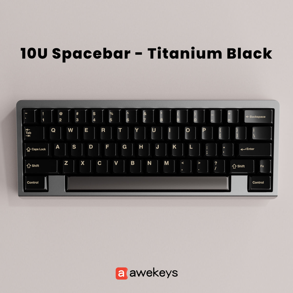 [Pre-Order] Awekeys 10U Full Metal Spacebar