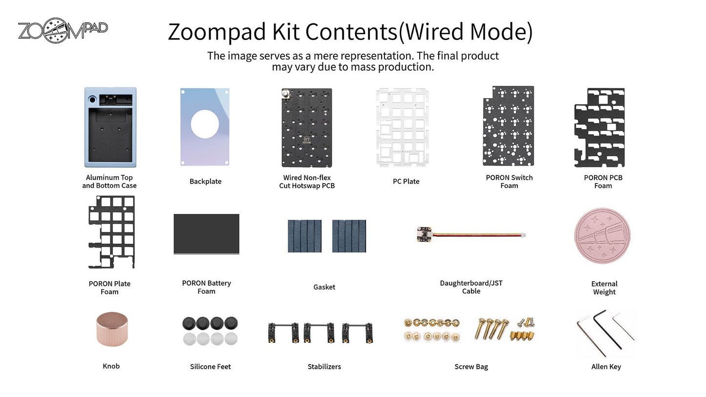 [Group-Buy] Meletrix ZoomPad Wired Southpaw - Barebones Numpad Kit [October Batch]