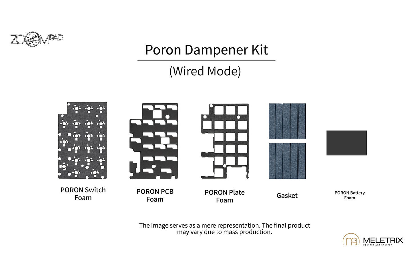[Group-Buy] Meletrix ZoomPad Wired Edition - Barebones Numpad Kit - Black [Air Shipping]