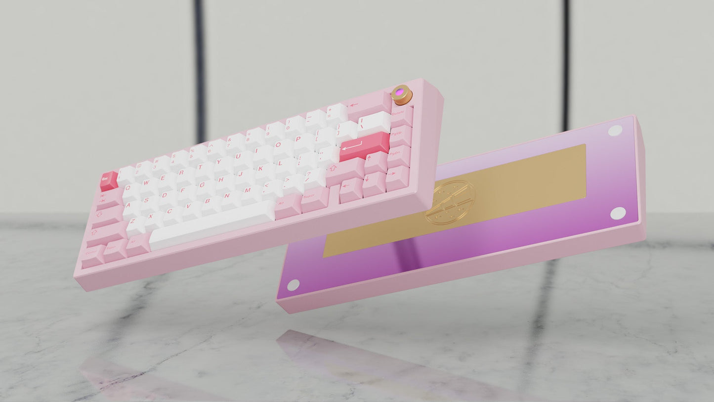 [Group-Buy] Meletrix Zoom65 V2.5 EE - Barebones Keyboard Kit - Blush Pink [Sea Shipping]