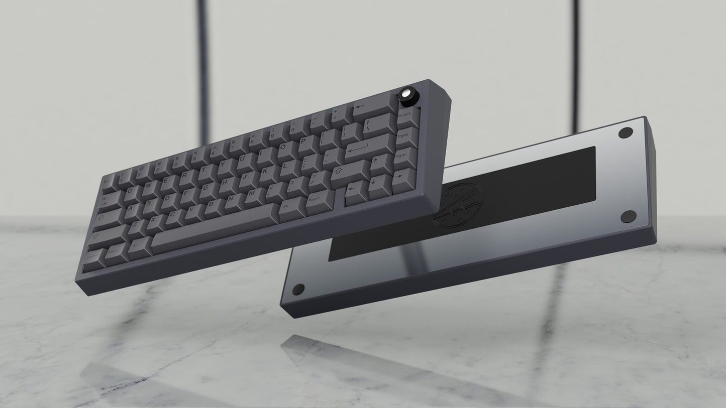 [Group-Buy] Meletrix Zoom65 V2.5 EE - Barebones Keyboard Kit - Cool Grey [Air Shipping]