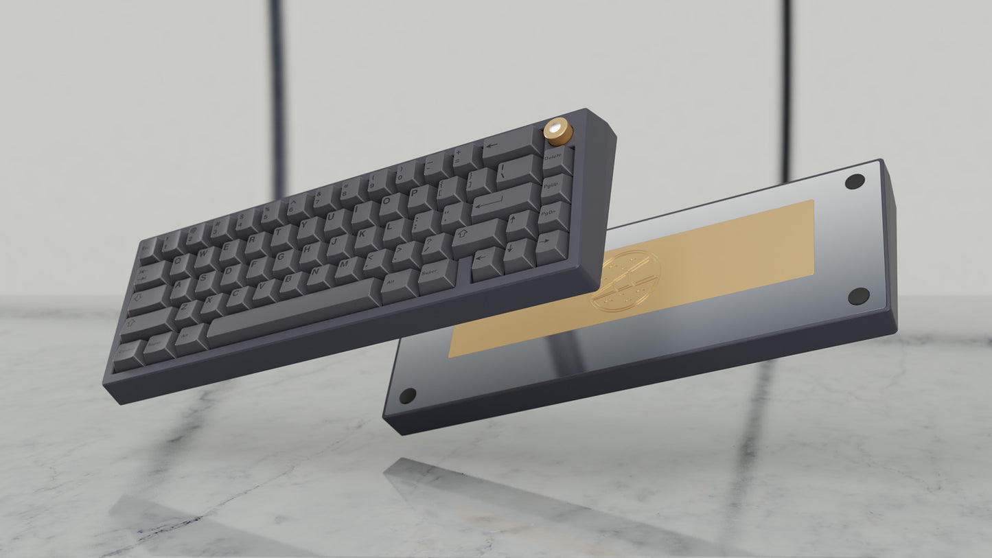 [Group-Buy] Meletrix Zoom65 V2.5 EE - Barebones Keyboard Kit - Cool Grey [Air Shipping]