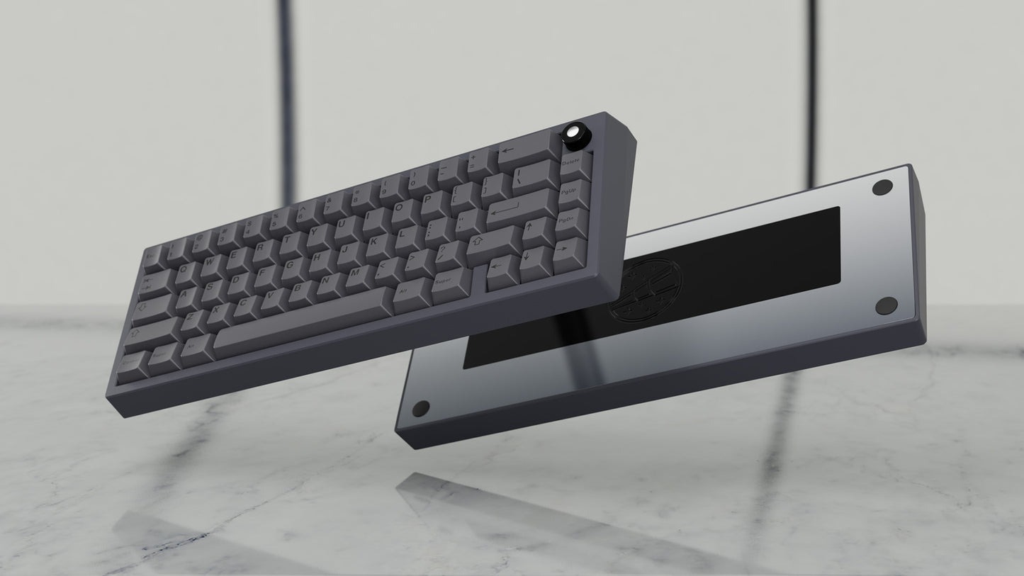 [Group-Buy] Meletrix Zoom65 V2.5 EE - Barebones Keyboard Kit - Cool Grey [Air Shipping]