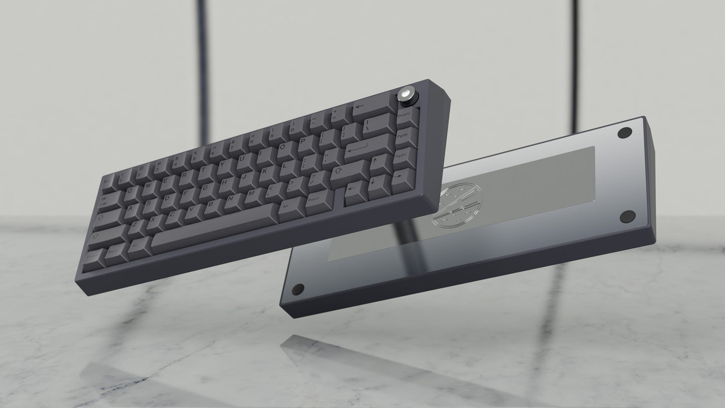[Group-Buy] Meletrix Zoom65 V2.5 EE - Barebones Keyboard Kit - Cool Grey [Air Shipping]
