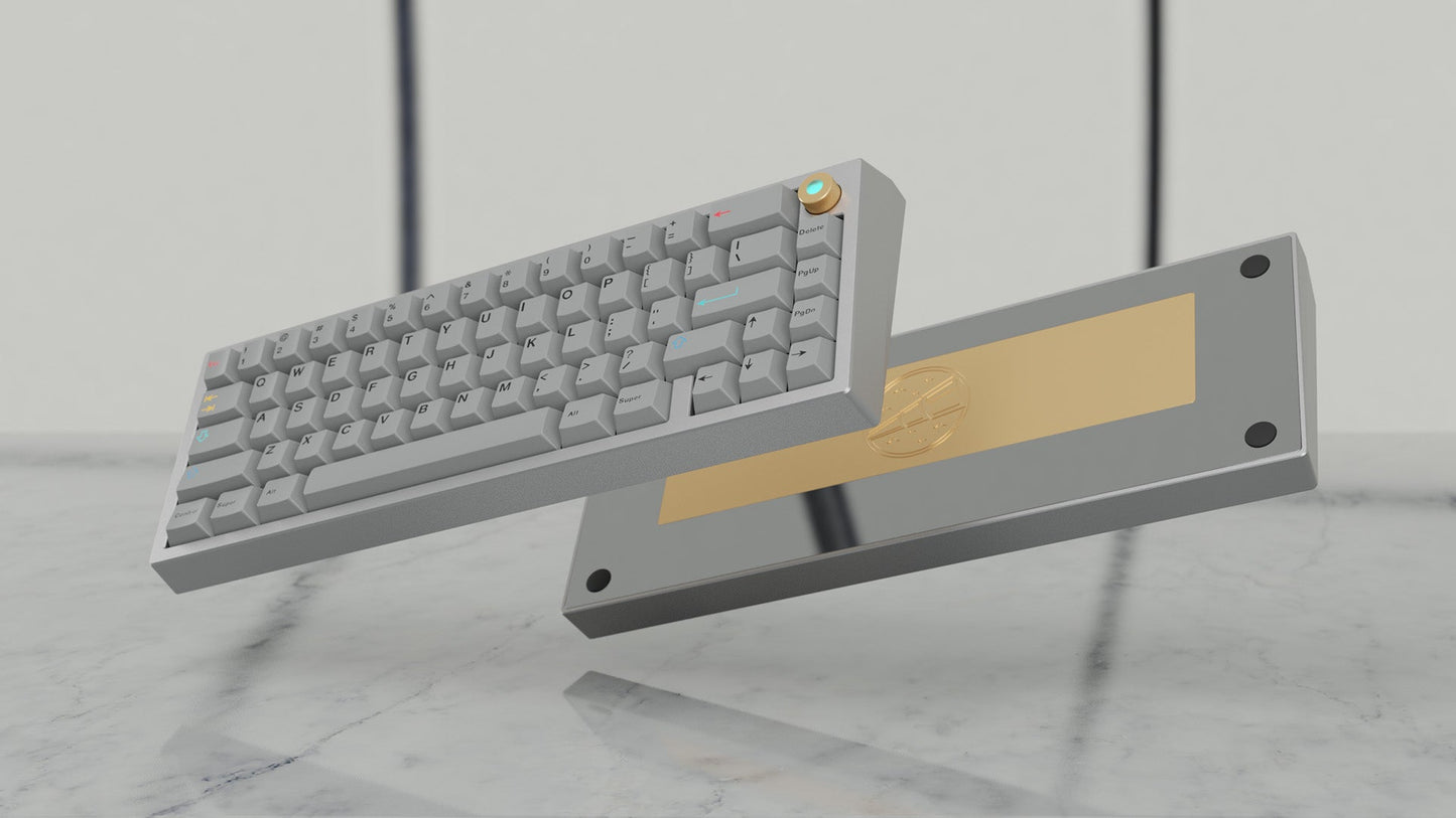 [Group-Buy] Meletrix Zoom65 V2.5 EE - Barebones Keyboard Kit - GT Silver [Sea Shipping]