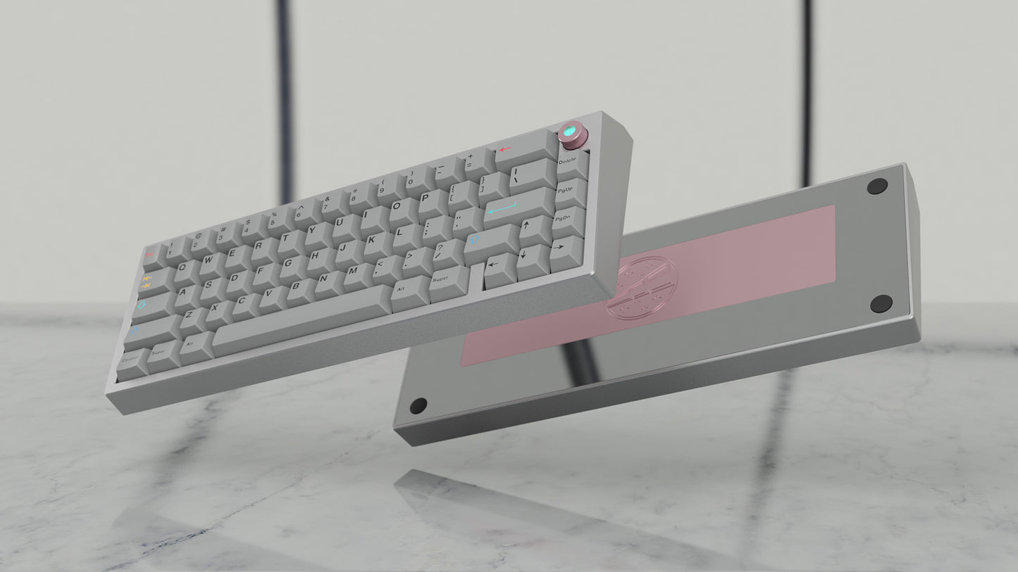 [Group-Buy] Meletrix Zoom65 V2.5 EE - Barebones Keyboard Kit - GT Silver [Air Shipping]
