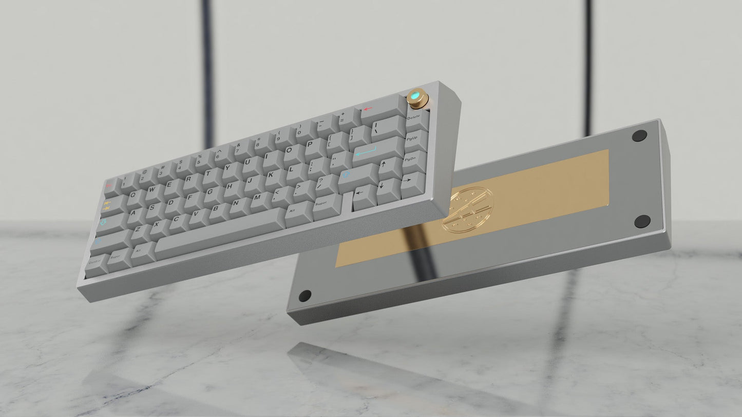 [Group-Buy] Meletrix Zoom65 V2.5 EE - Barebones Keyboard Kit - GT Silver [Sea Shipping]
