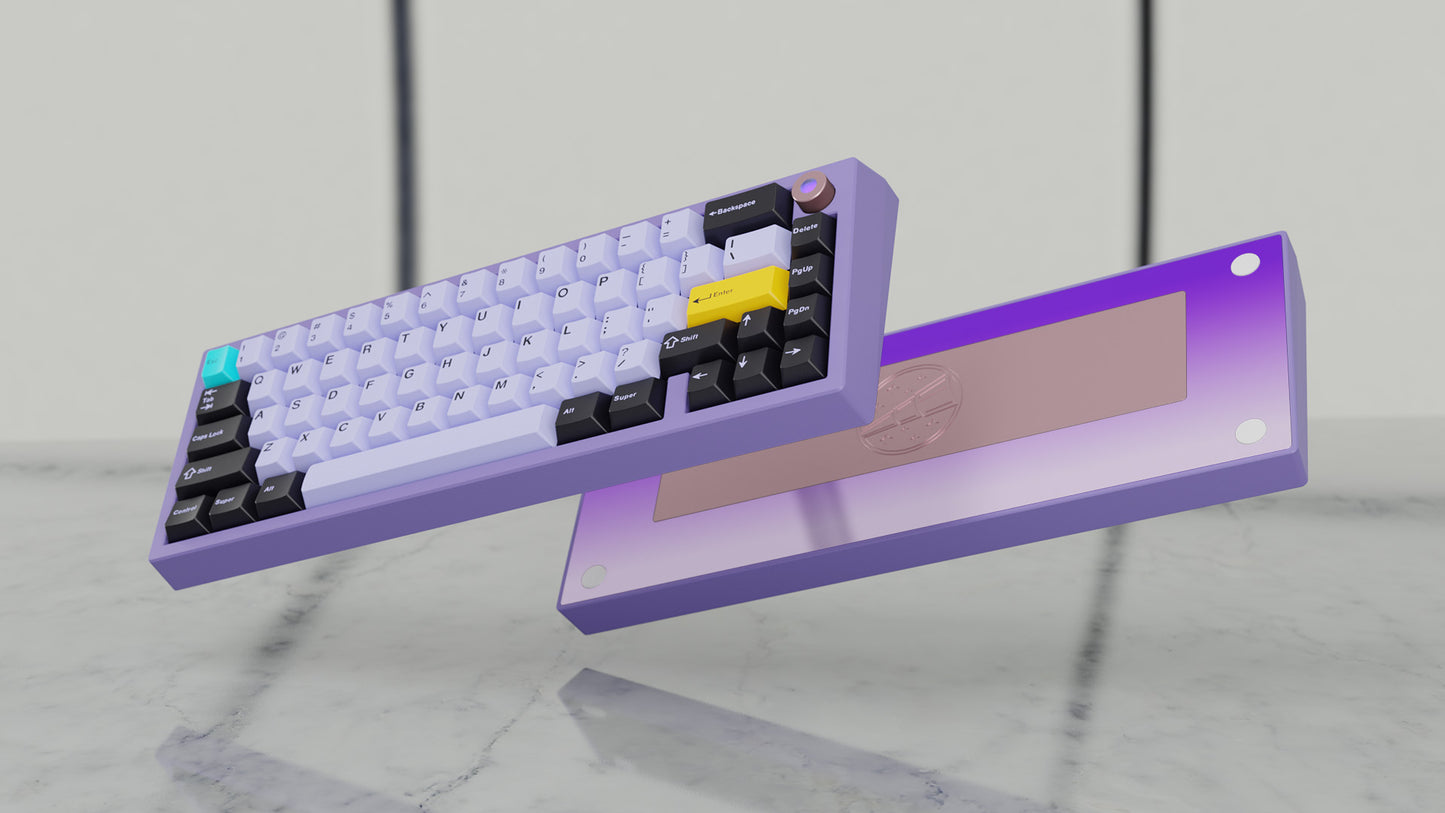 [Group-Buy] Meletrix Zoom65 V2.5 EE - Barebones Keyboard Kit - Lilac [Air Shipping]