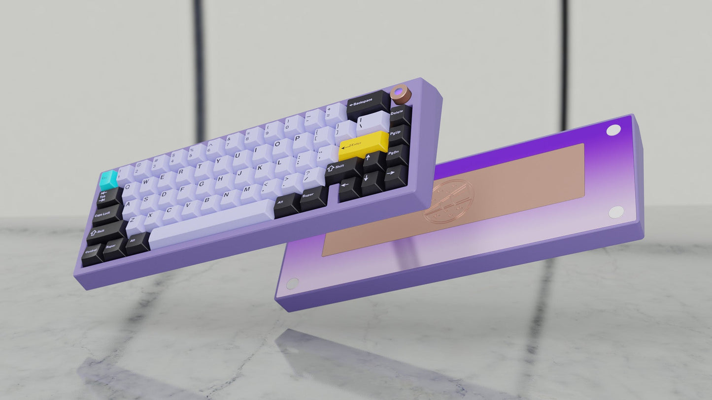 [Group-Buy] Meletrix Zoom65 V2.5 EE - Barebones Keyboard Kit - Lilac [Sea Shipping]