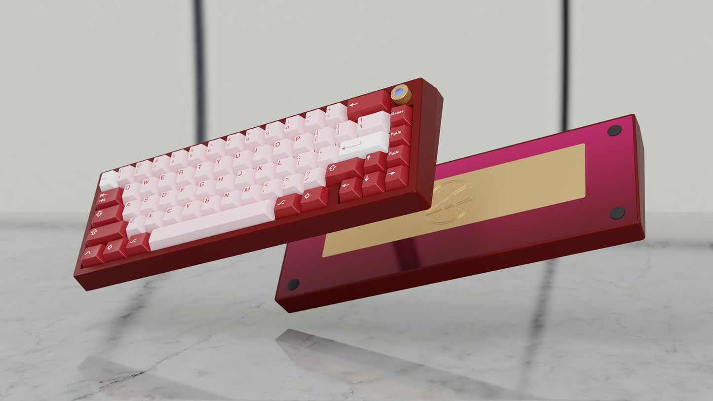 [Group-Buy] Meletrix Zoom65 V2.5 EE - Barebones Keyboard Kit - Scarlet Red [Air Shipping]