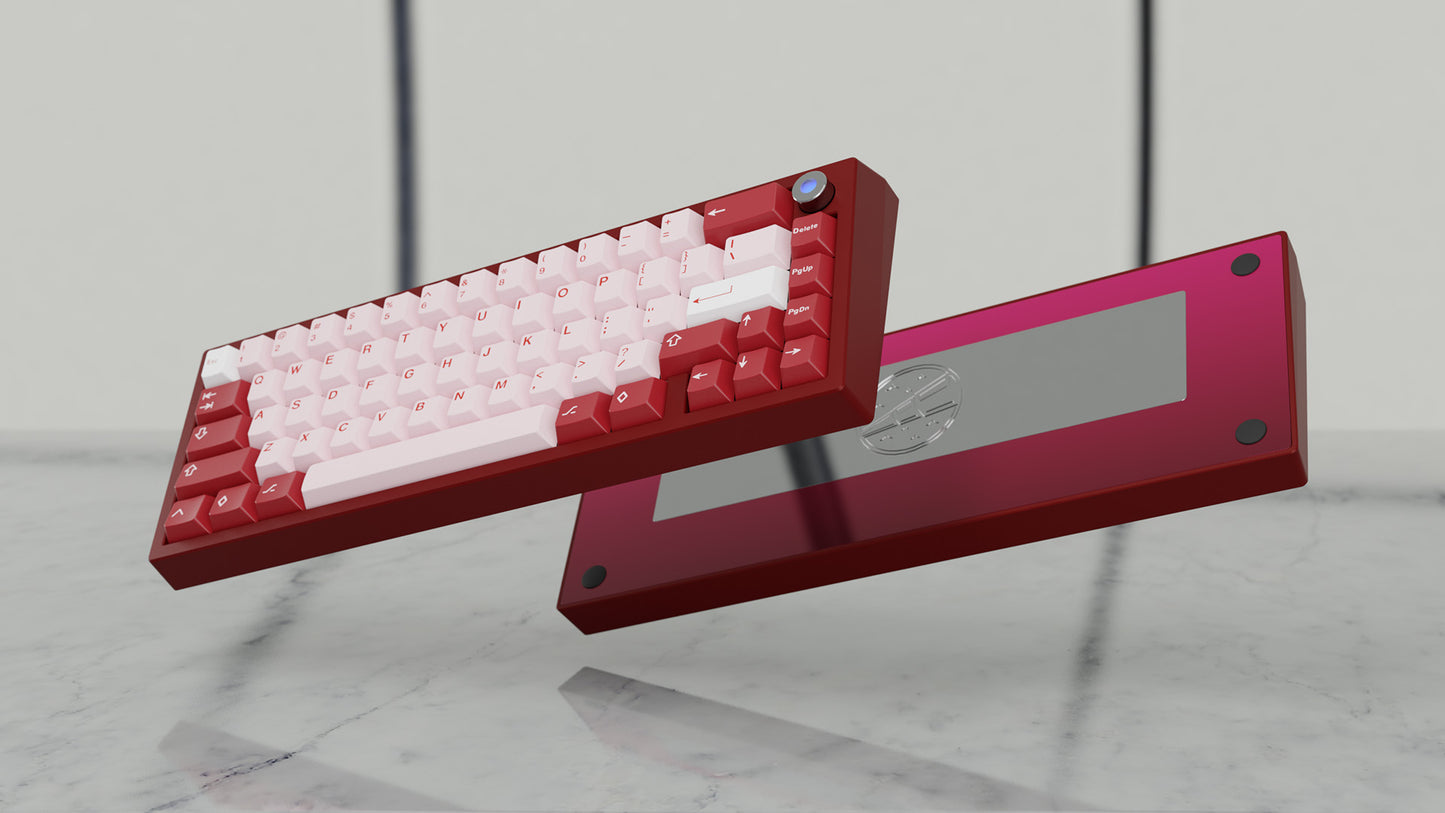 [Group-Buy] Meletrix Zoom65 V2.5 EE - Barebones Keyboard Kit - Scarlet Red [Air Shipping]