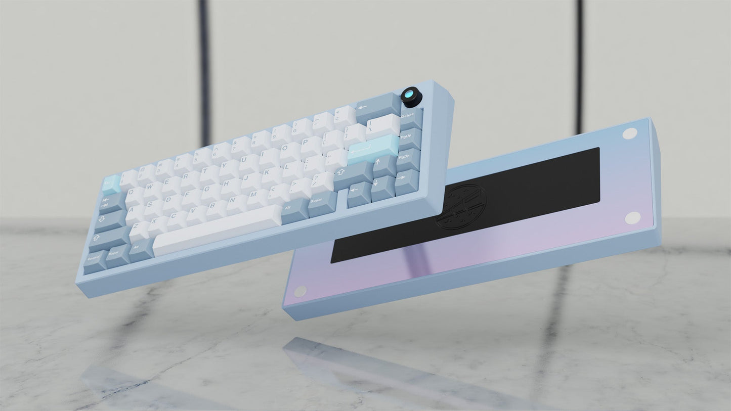 [Group-Buy] Meletrix Zoom65 V2.5 EE - Barebones Keyboard Kit - Sky Blue [Sea Shipping]