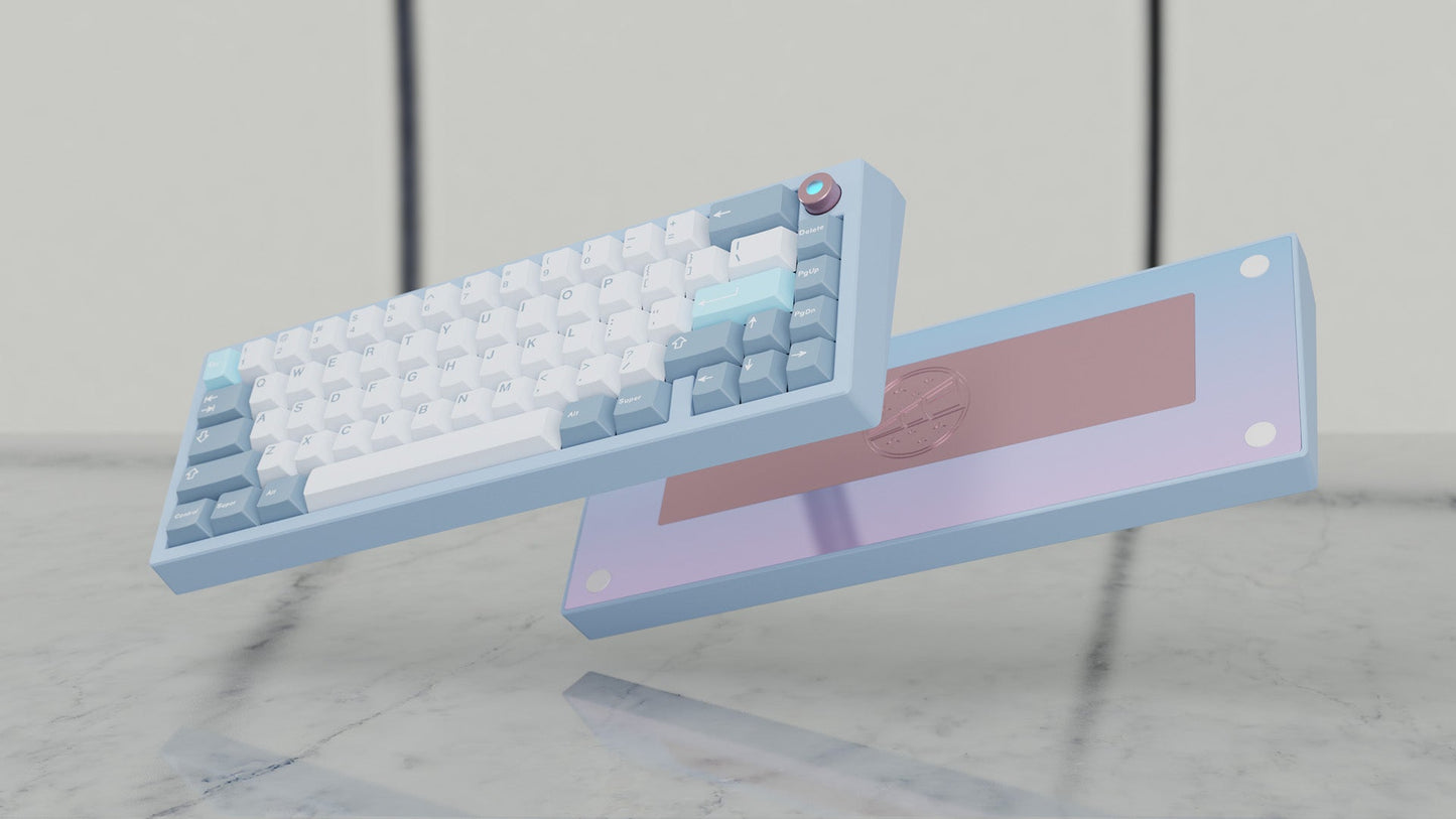 [Group-Buy] Meletrix Zoom65 V2.5 EE - Barebones Keyboard Kit - Sky Blue [Sea Shipping]