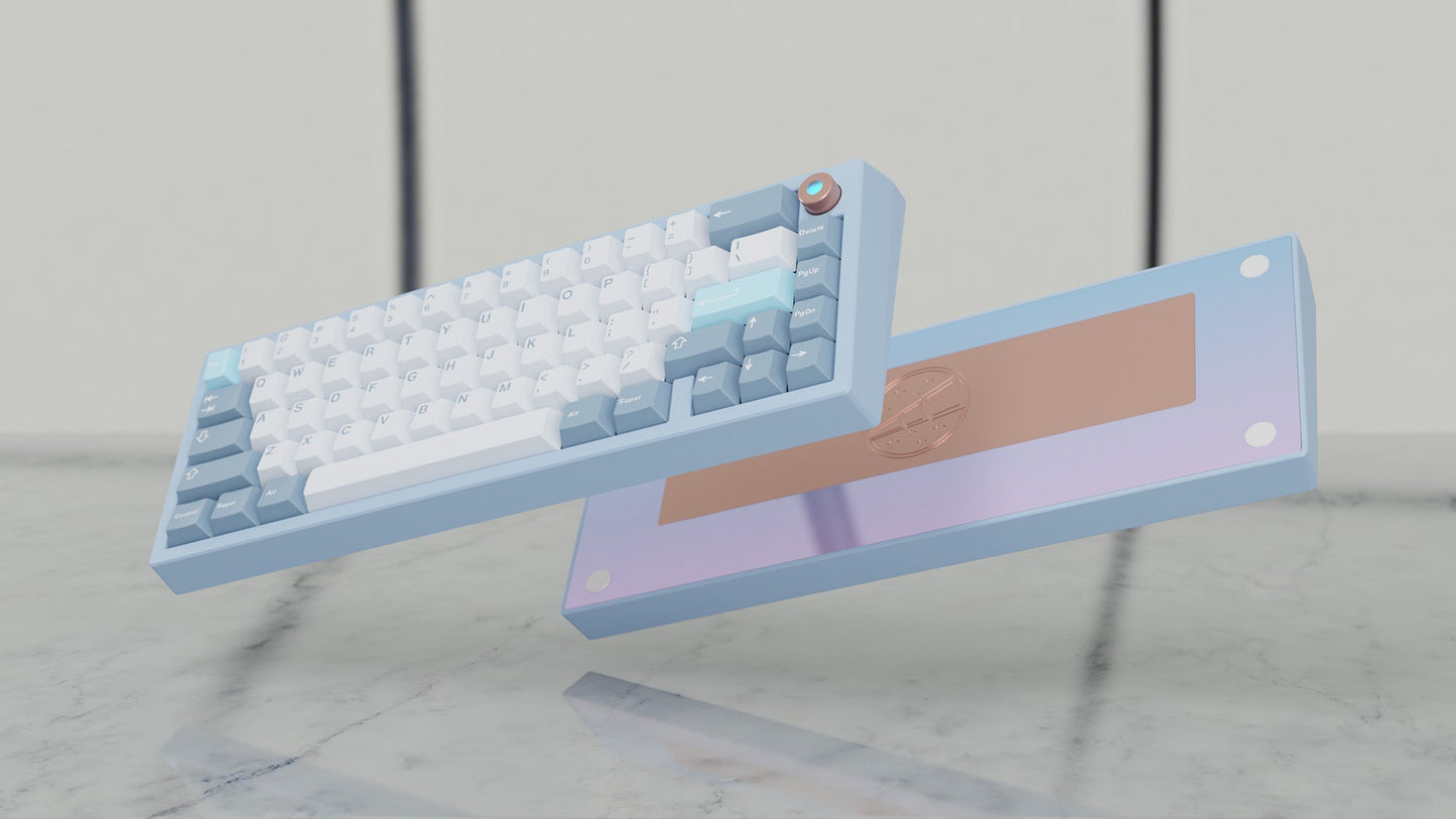 [Group-Buy] Meletrix Zoom65 V2.5 EE - Barebones Keyboard Kit - Sky Blue [Sea Shipping]