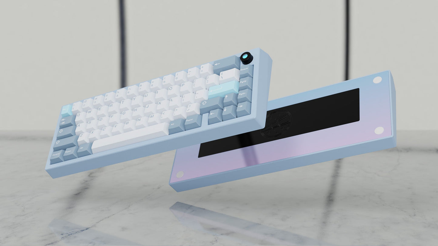 [Group-Buy] Meletrix Zoom65 V2.5 EE - Barebones Keyboard Kit - Sky Blue [Sea Shipping]