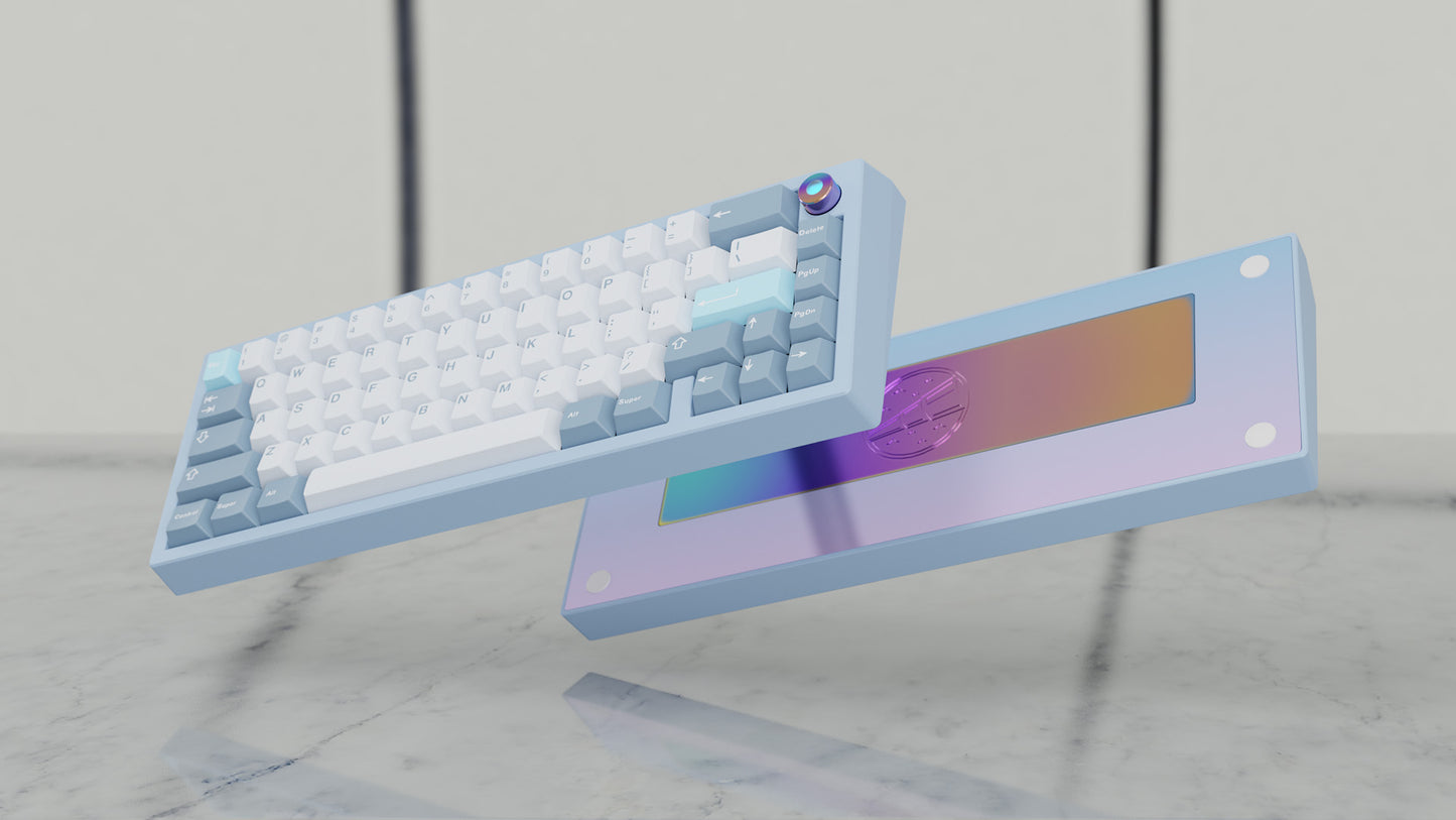 [Group-Buy] Meletrix Zoom65 V2.5 EE - Barebones Keyboard Kit - Sky Blue [Air Shipping]