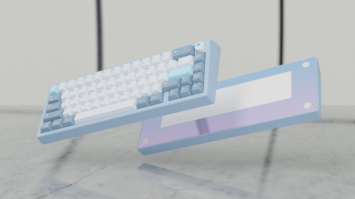 [Group-Buy] Meletrix Zoom65 V2.5 EE - Barebones Keyboard Kit - Sky Blue [Air Shipping]