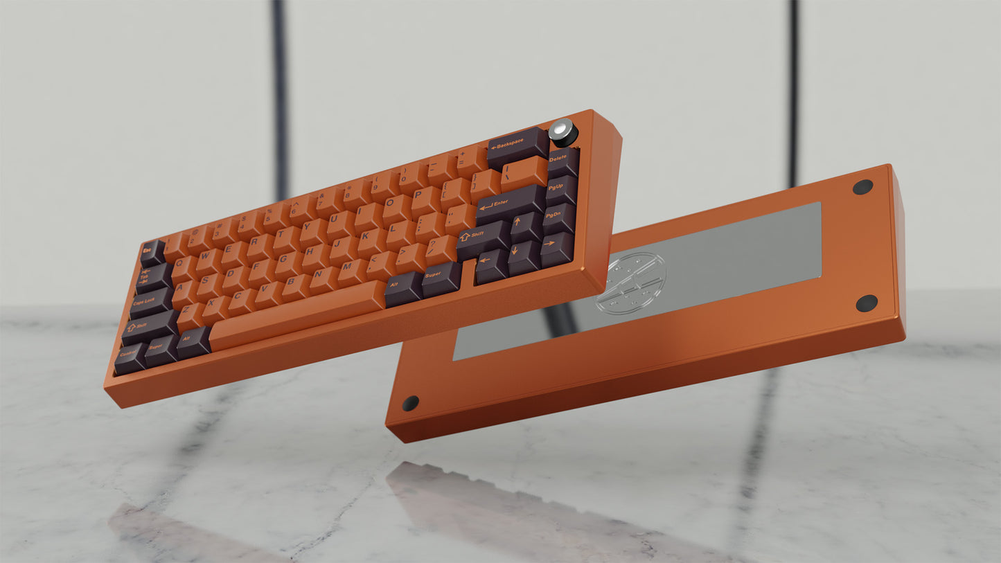 [Group-Buy] Meletrix Zoom65 V2.5 SE - Barebones Keyboard Kit - Anodized Orange [Air Shipping]