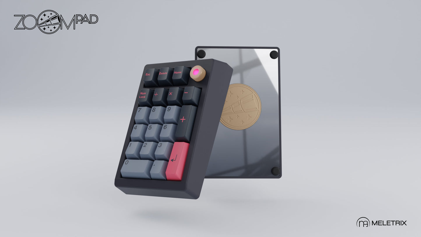 [Group-Buy] Meletrix ZoomPad Essential Edition (EE) - Barebones Numpad Kit - Cool Grey [Sea Shipping]
