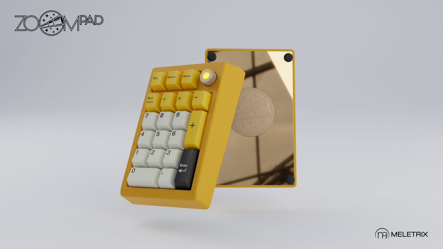 [Group-Buy] Meletrix ZoomPad Essential Edition (EE) - Barebones Numpad Kit - Cyber Yellow [Sea Shipping]