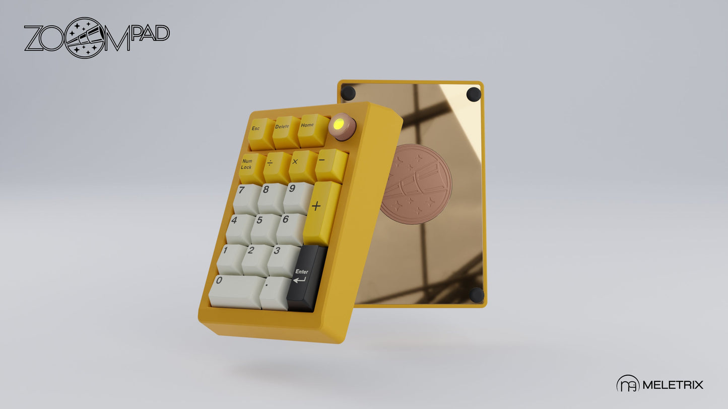 [Group-Buy] Meletrix ZoomPad Essential Edition (EE) - Barebones Numpad Kit - Cyber Yellow [Sea Shipping]