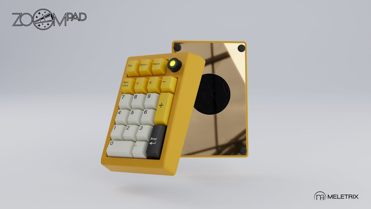 [Group-Buy] Meletrix ZoomPad Essential Edition (EE) - Barebones Numpad Kit - Cyber Yellow [Sea Shipping]