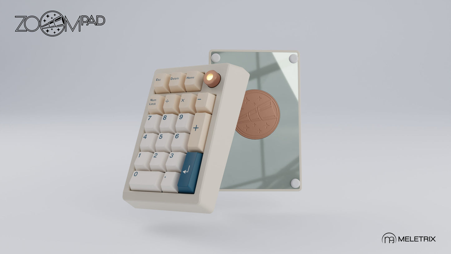 [Group-Buy] Meletrix ZoomPad Essential Edition (EE) - Barebones Numpad Kit - Milk Tea [Sea Shipping]