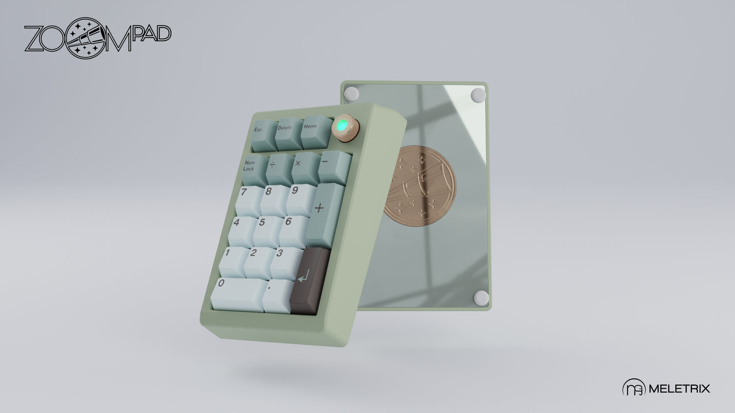 [Group-Buy] Meletrix ZoomPad Essential Edition (EE) - Barebones Numpad Kit - Milky Green [Air Shipping]