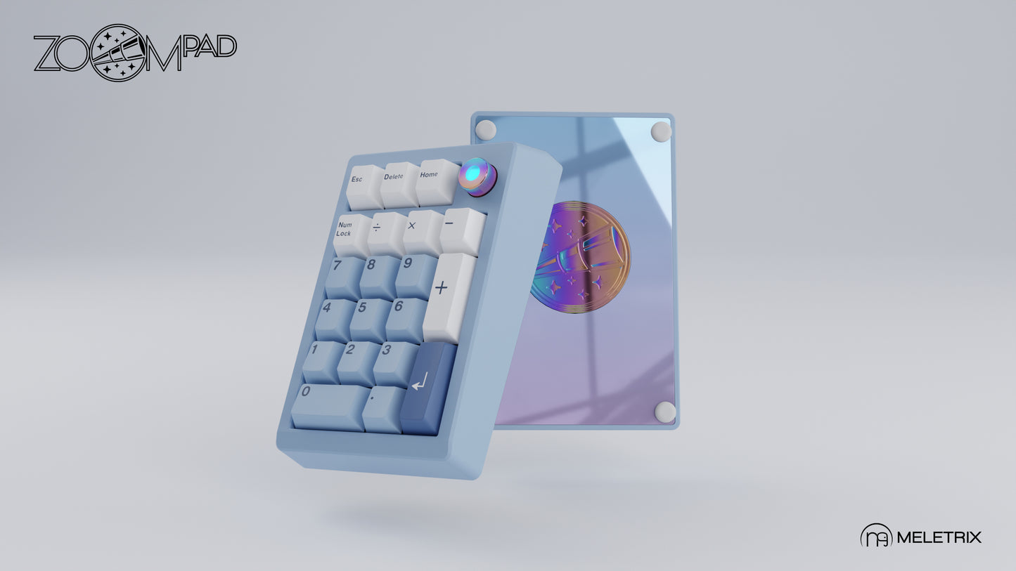 [Group-Buy] Meletrix ZoomPad Essential Edition (EE) - Barebones Numpad Kit - Sky Blue [Air Shipping]