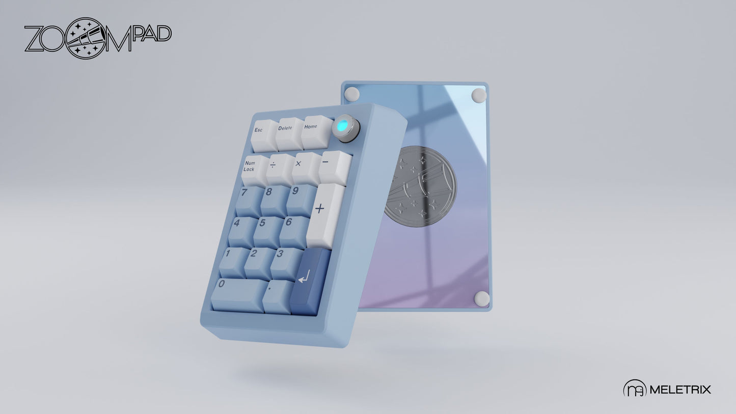 [Group-Buy] Meletrix ZoomPad Essential Edition (EE) - Barebones Numpad Kit - Sky Blue [Sea Shipping]