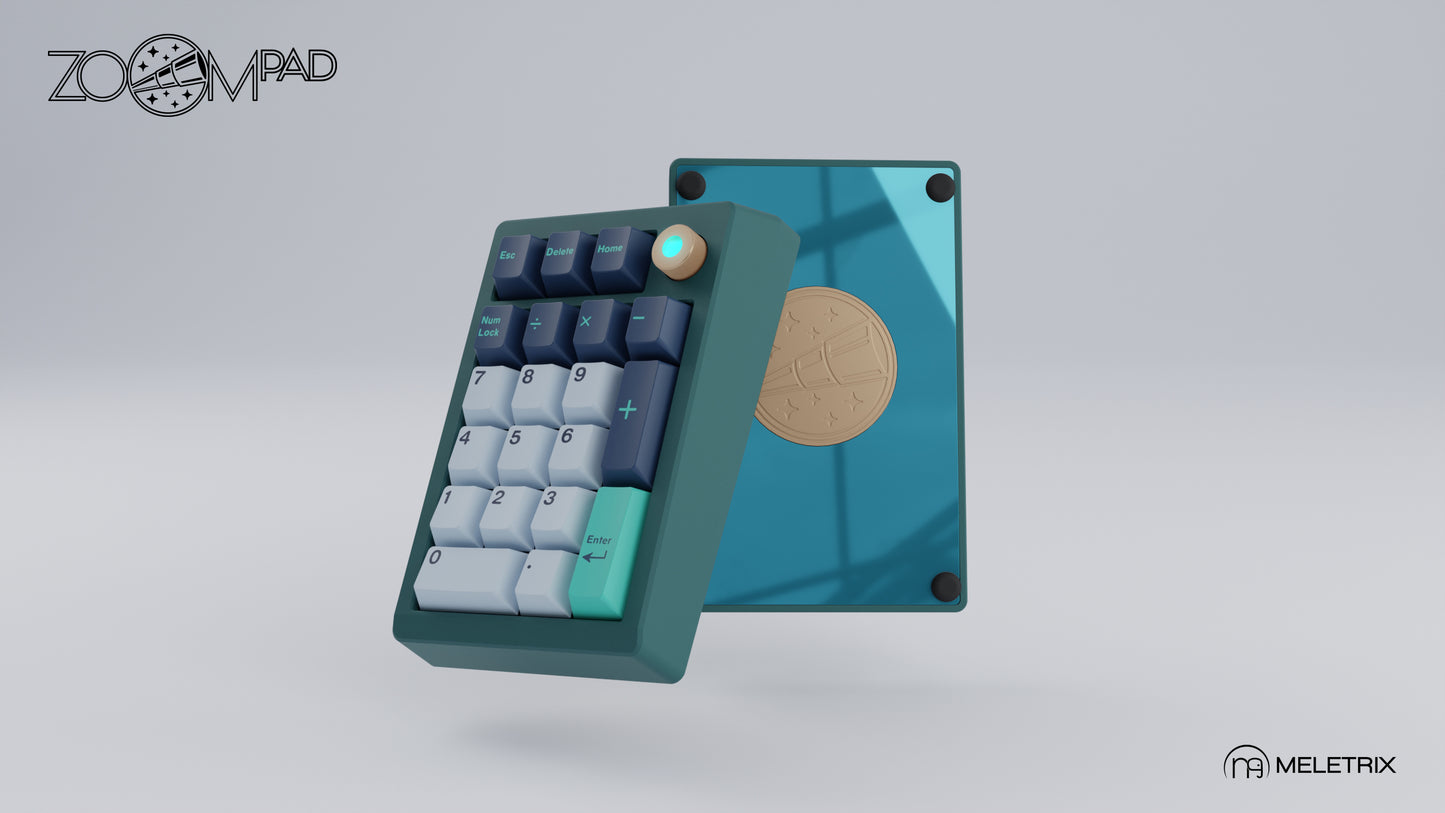 [Group-Buy] Meletrix ZoomPad Essential Edition (EE) - Barebones Numpad Kit - Teal [Air Shipping]