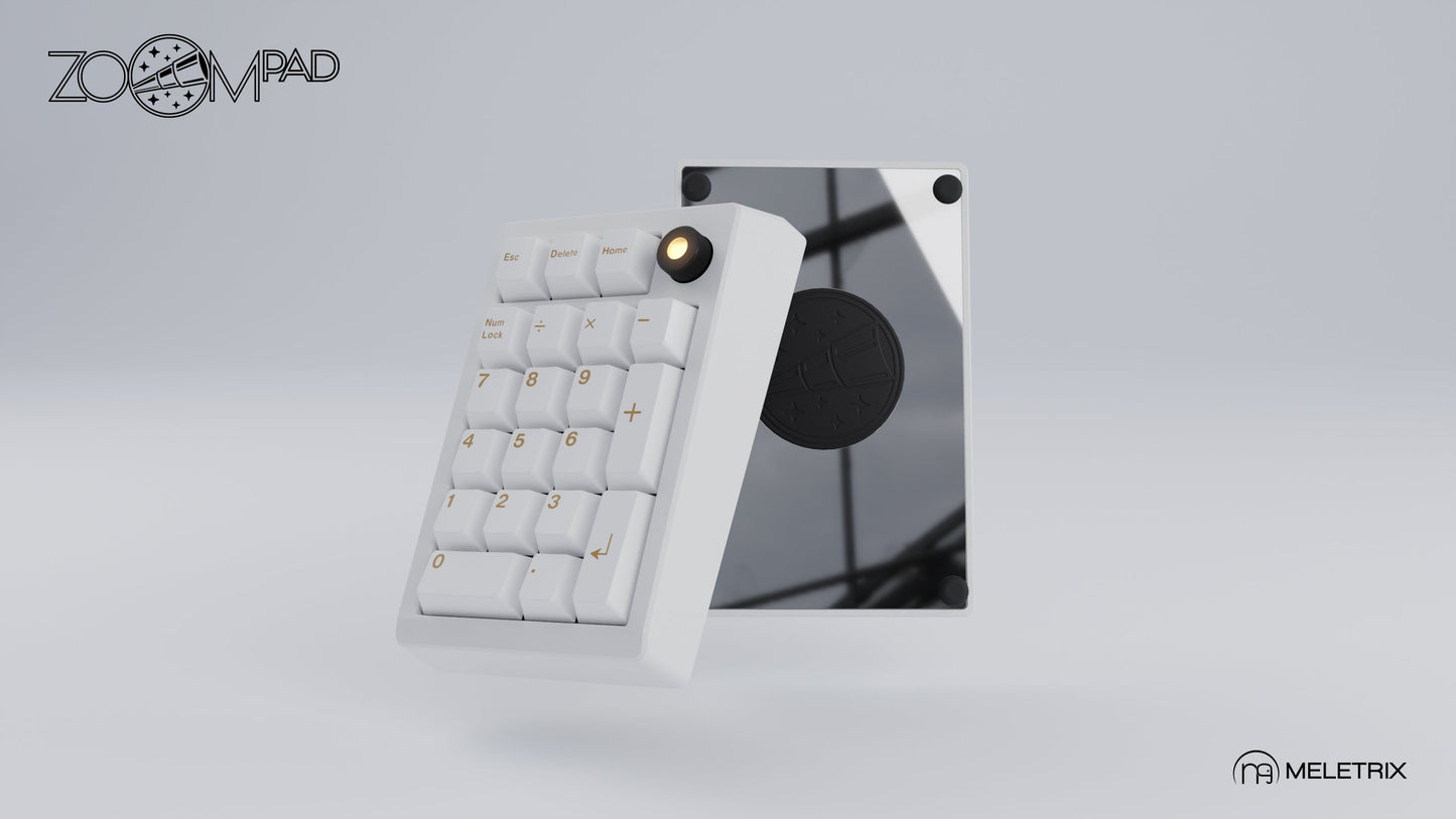 [Group-Buy] Meletrix ZoomPad Essential Edition (EE) - Barebones Numpad Kit - White [Sea Shipping]