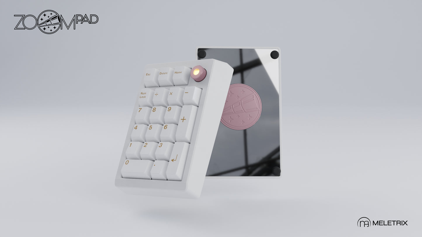 [Group-Buy] Meletrix ZoomPad Essential Edition (EE) - Barebones Numpad Kit - White [Air Shipping]