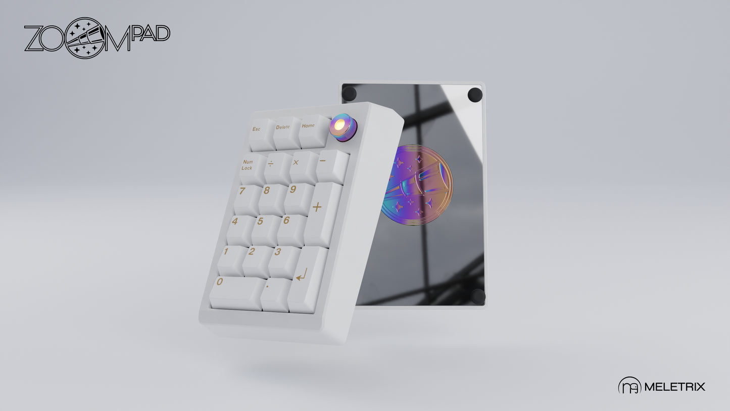 [Group-Buy] Meletrix ZoomPad Essential Edition (EE) - Barebones Numpad Kit - White [Air Shipping]